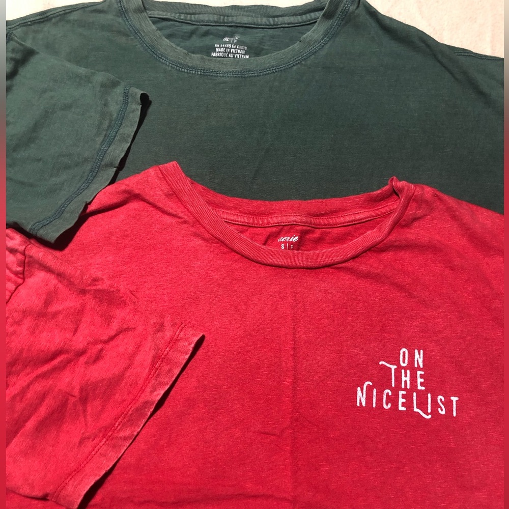Women’s aerie holiday tees